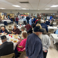 Here is a photo of a group at the Iosco County Veterans Day Luncheon