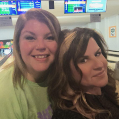 Here is a photo of Kelli and Jenn at the Bowling Fundraiser