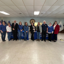 Here is a group of Northland employees posing for a photo at the Veterans Luncheon.